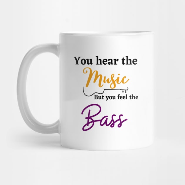 Music funny, you hear the music but feel the bass by Digital printa